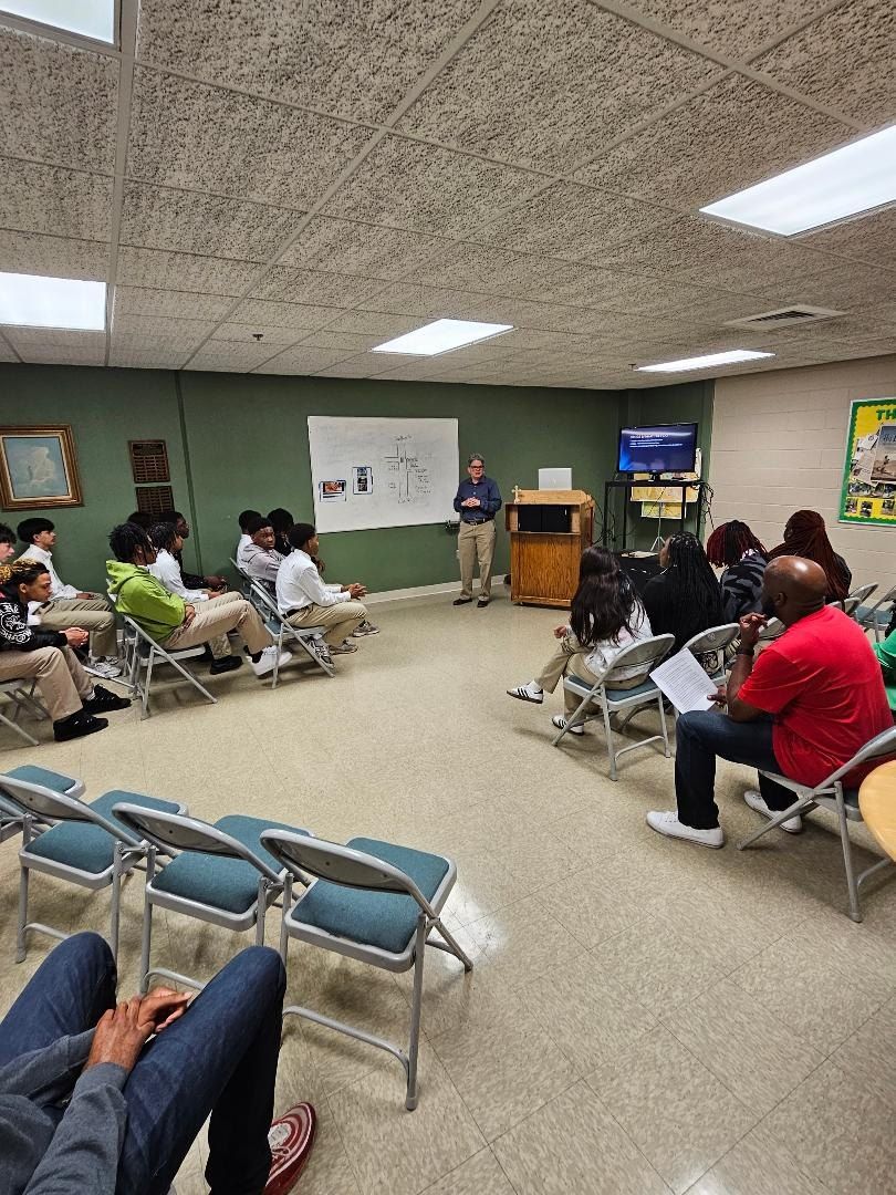 STRAP youth and adults during a mentoring session.