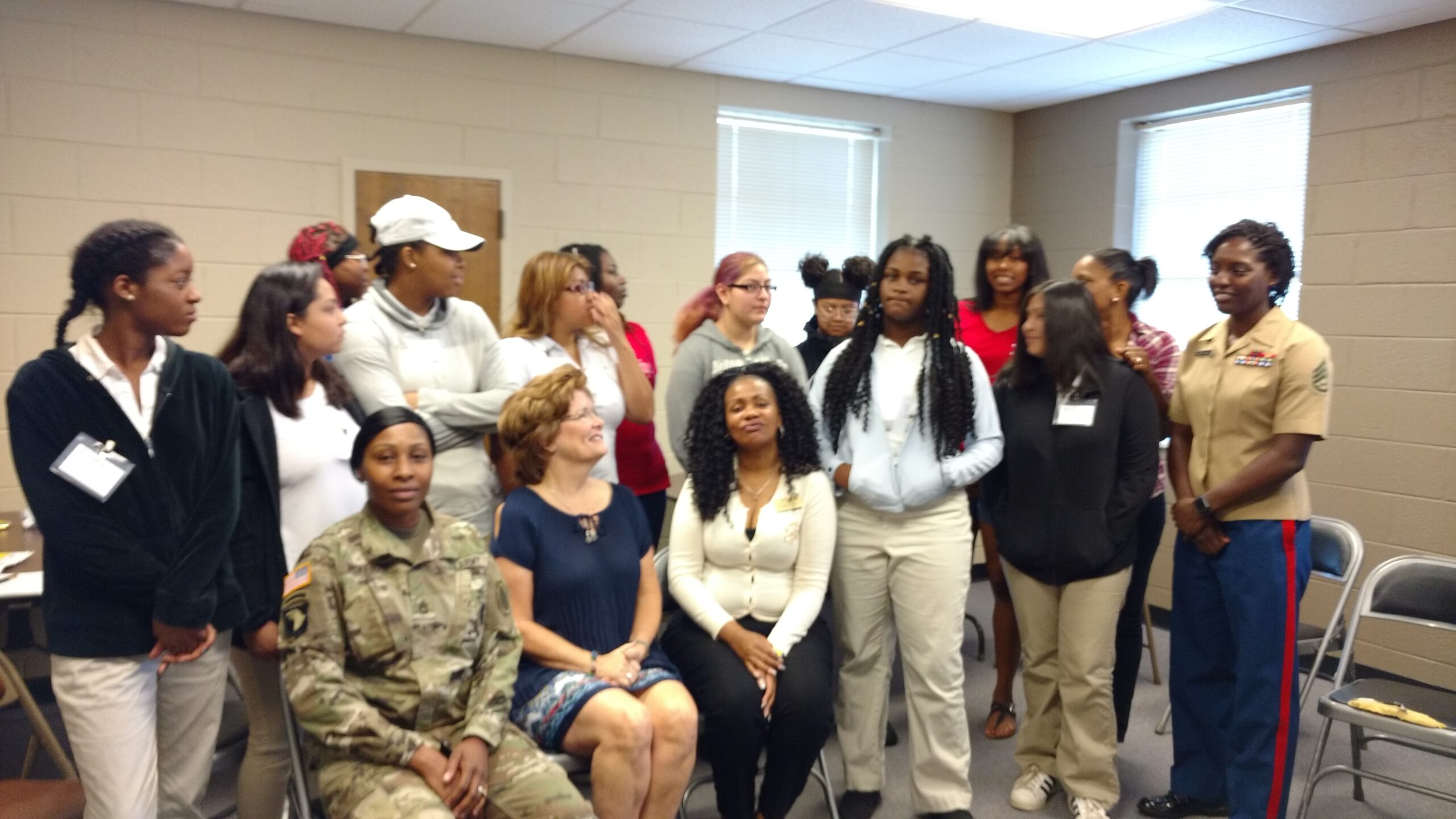 STRAP participants and community members gathered together